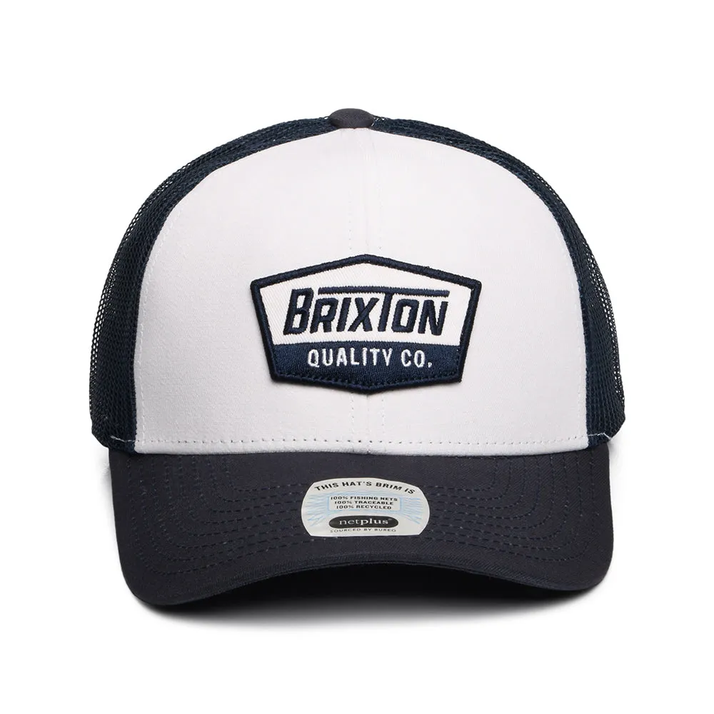 Brixton Hats Regal NetPlus MP Trucker Cap - White-Washed Navy