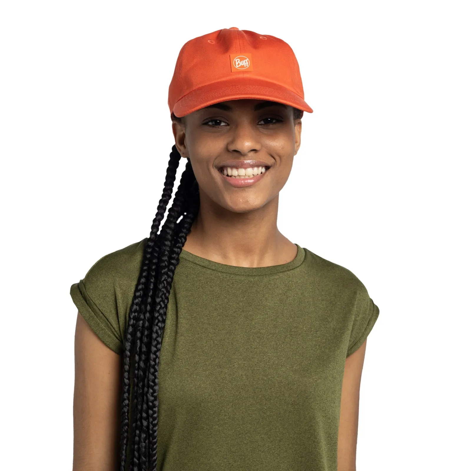 Buff Adults Solid UPF 50 6 Panel Running Baseball Cap Hat