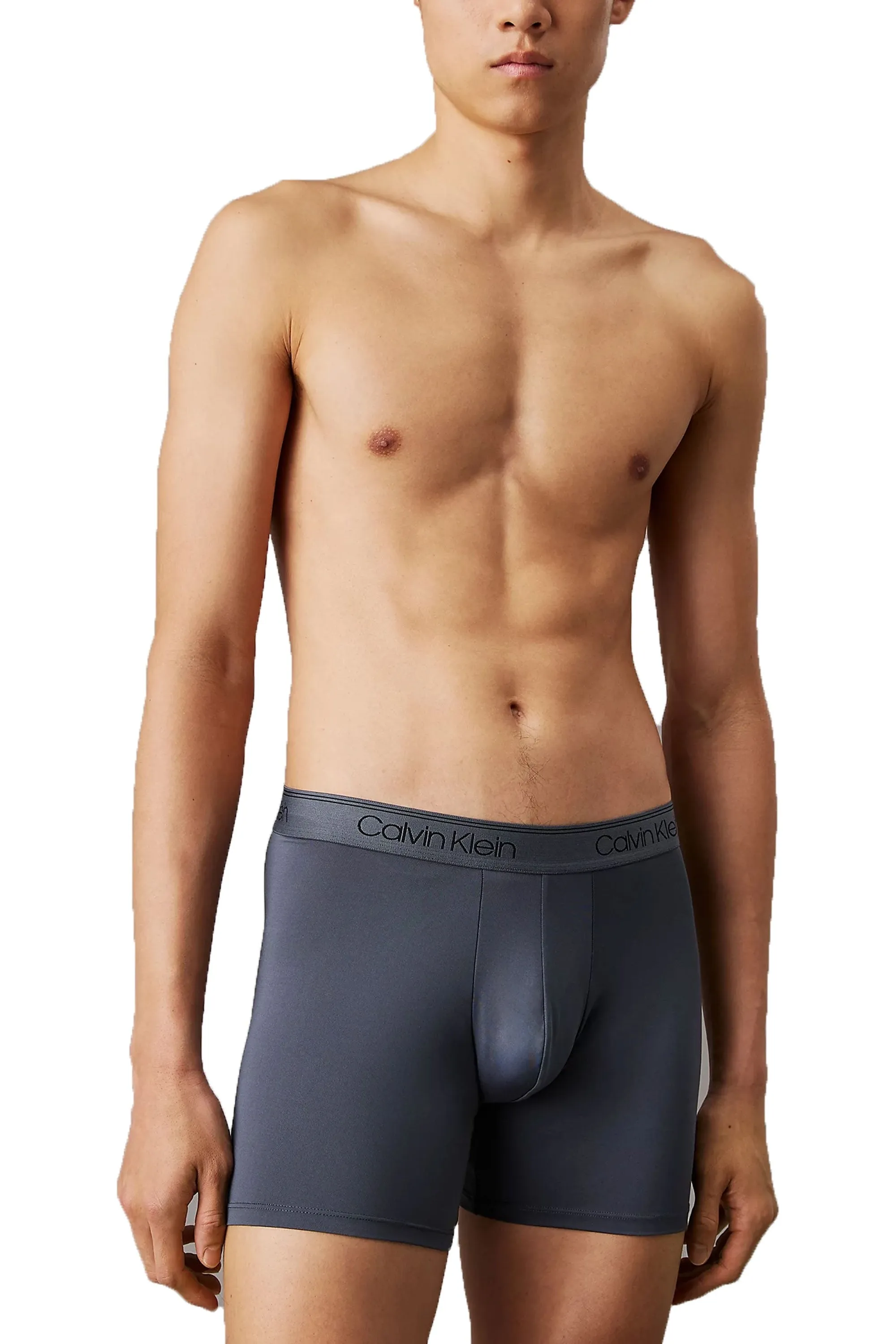Calvin Klein Microfiber Boxer Brief Black/Olive/Grey
