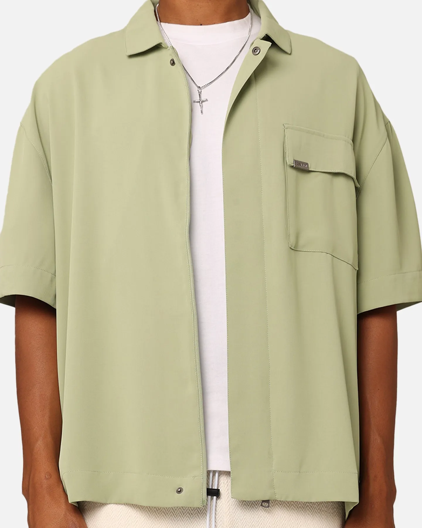 Carre Exceptional Pocket Shirt Green
