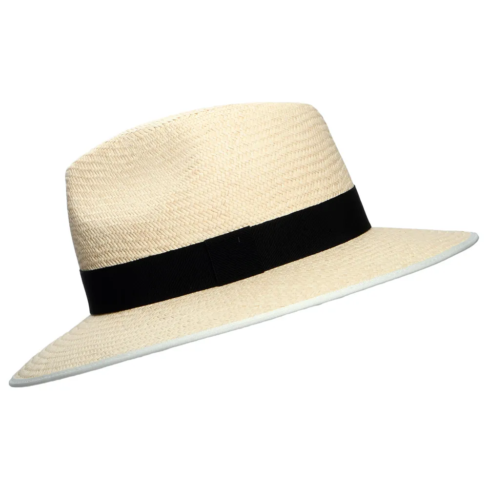 Christys Hats Downbrim Panama Safari Fedora Hat - Natural