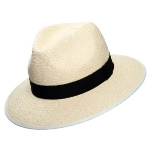 Christys Hats Downbrim Panama Safari Fedora Hat - Natural