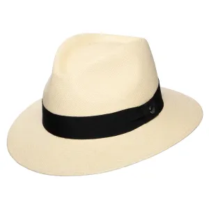 City Sport Sydney Panama Safari Fedora Hat - Natural