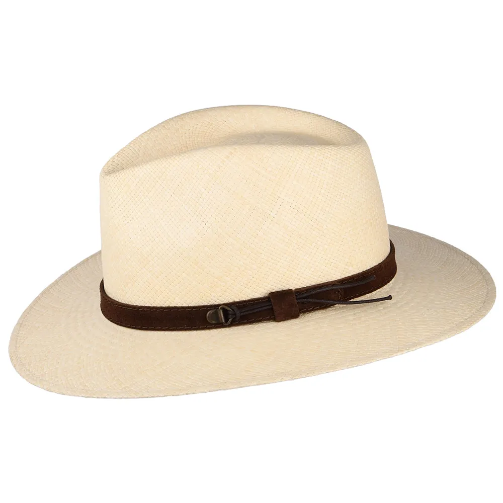 City Sport Walkabout Panama Fedora Hat - Natural