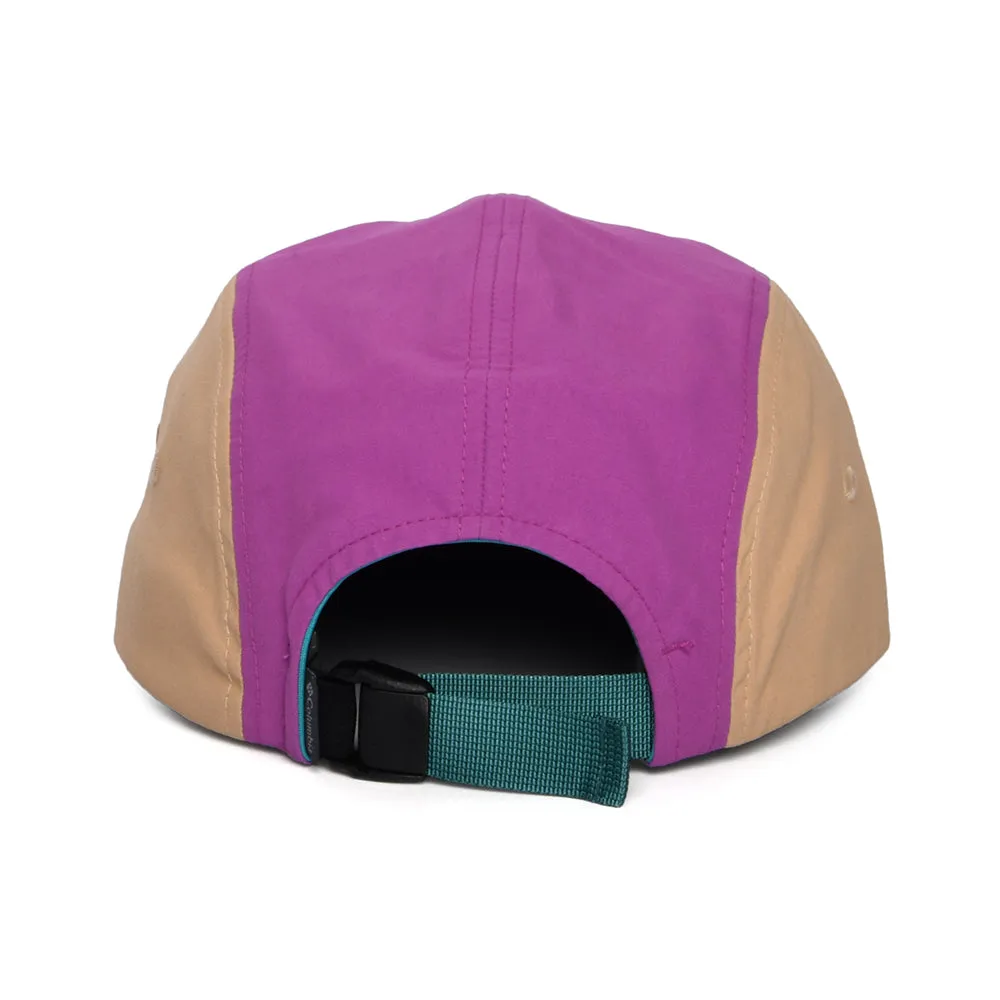 Columbia Hats Creek Side 5 Panel Cap - Teal-Purple-Tan