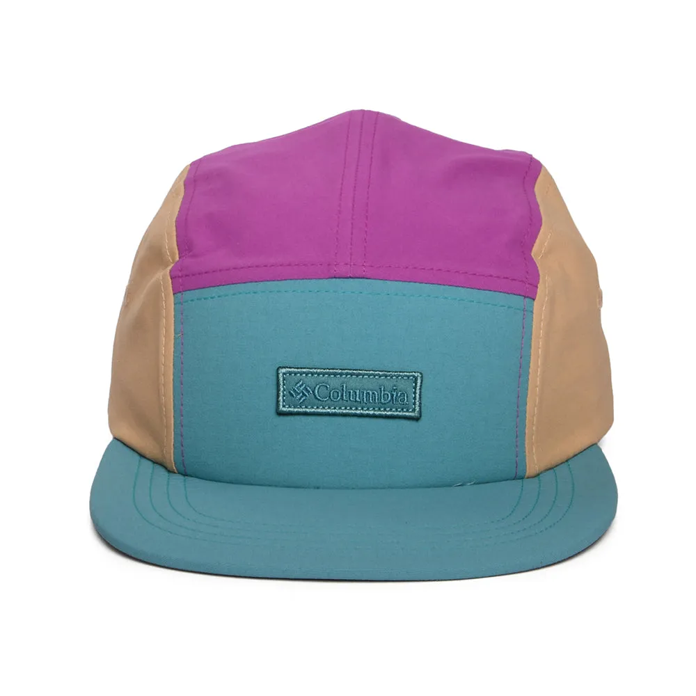 Columbia Hats Creek Side 5 Panel Cap - Teal-Purple-Tan