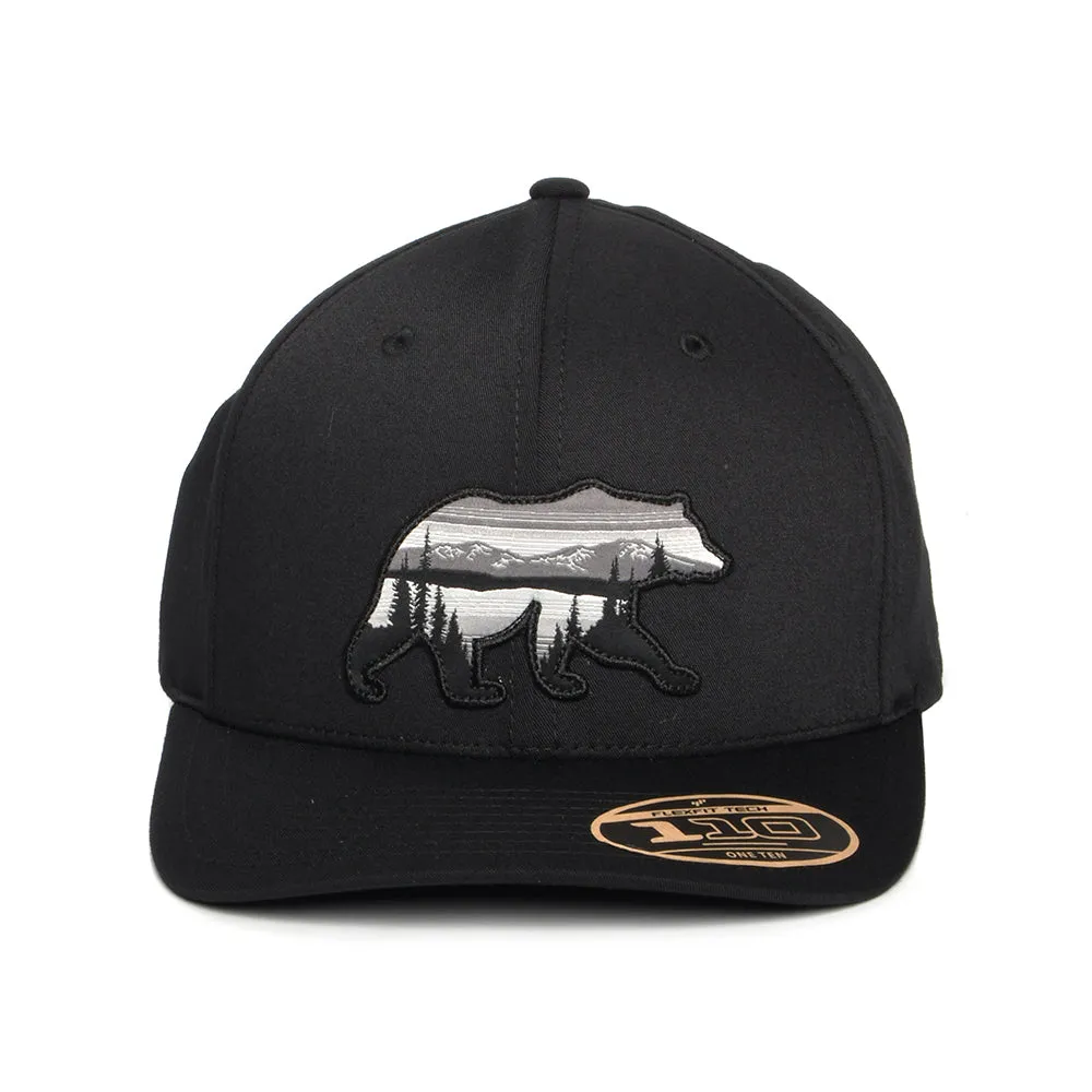 Columbia Hats Scenic Stroll Lost Lager 110 Flexfit Snapback Cap - Black