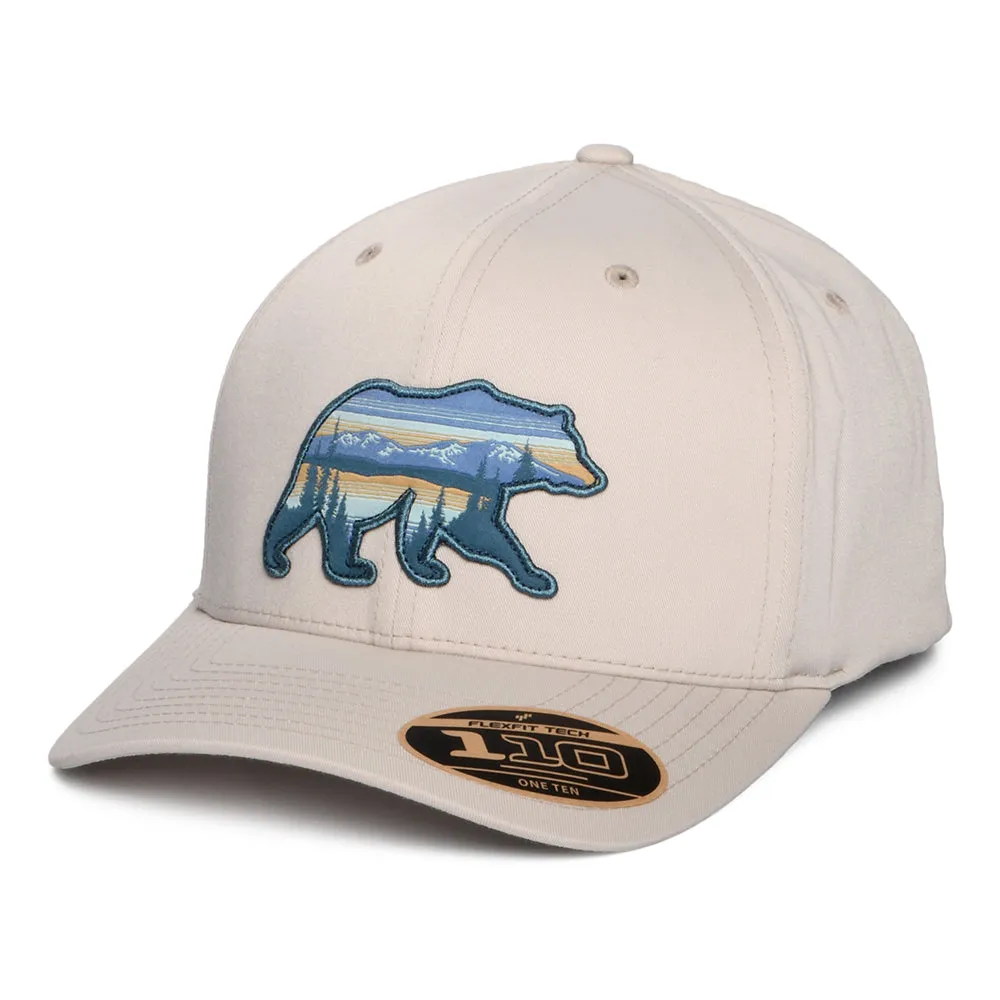 Columbia Hats Scenic Stroll Lost Lager 110 Flexfit Snapback Cap - Dark Stone
