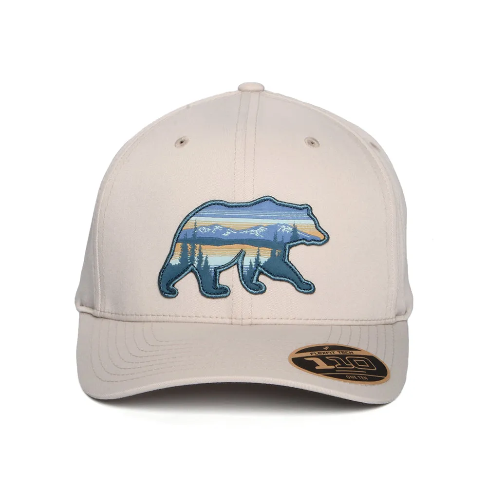 Columbia Hats Scenic Stroll Lost Lager 110 Flexfit Snapback Cap - Dark Stone