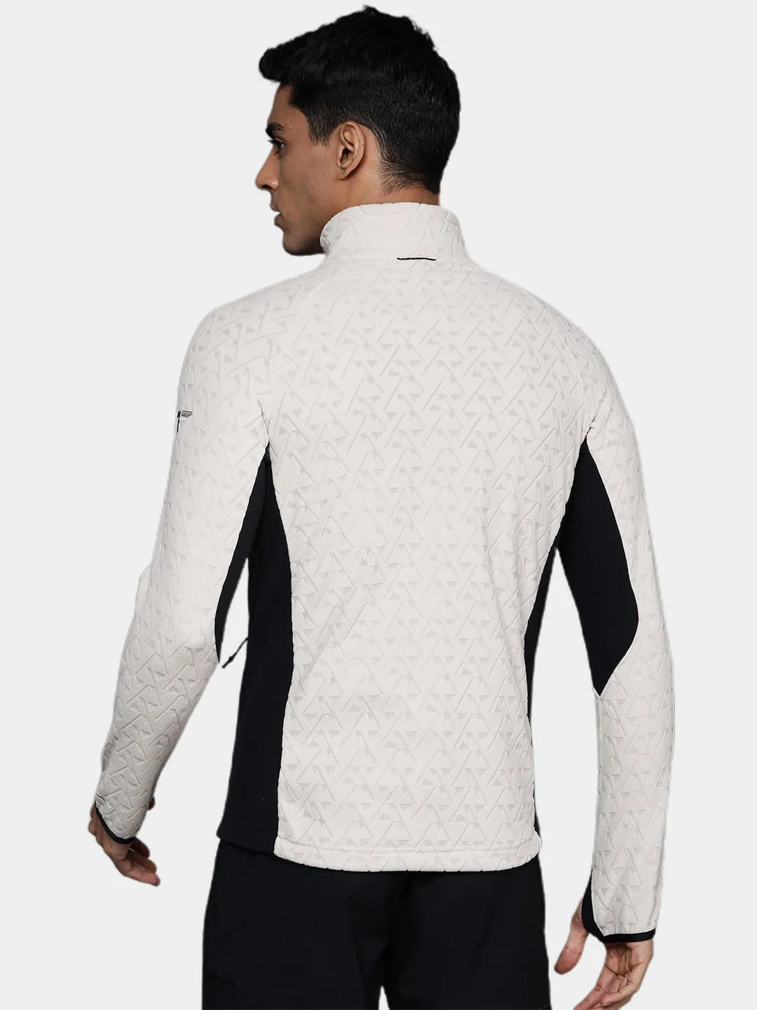 Columbia Men Beige Omni-Wick Titan Pass 3.0 Fleece Jacket