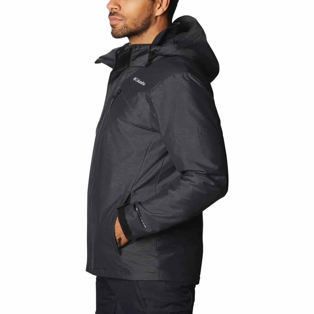 Columbia Men Black Omni-Heat Reflective Last Tracks Jacket