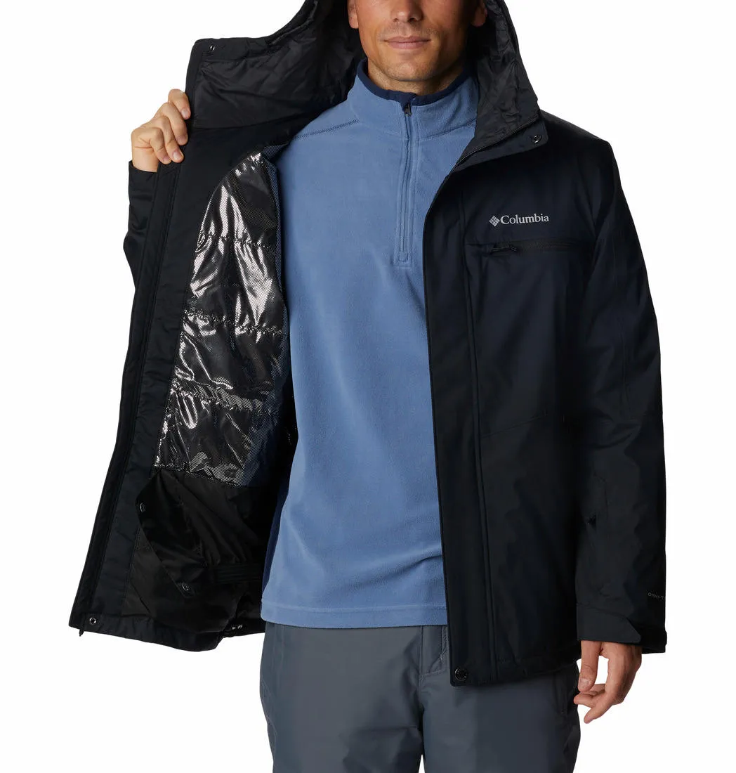Columbia Men Black Omni-Heat Reflective Valley Point Jacket
