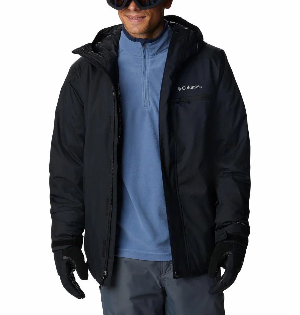 Columbia Men Black Omni-Heat Reflective Valley Point Jacket