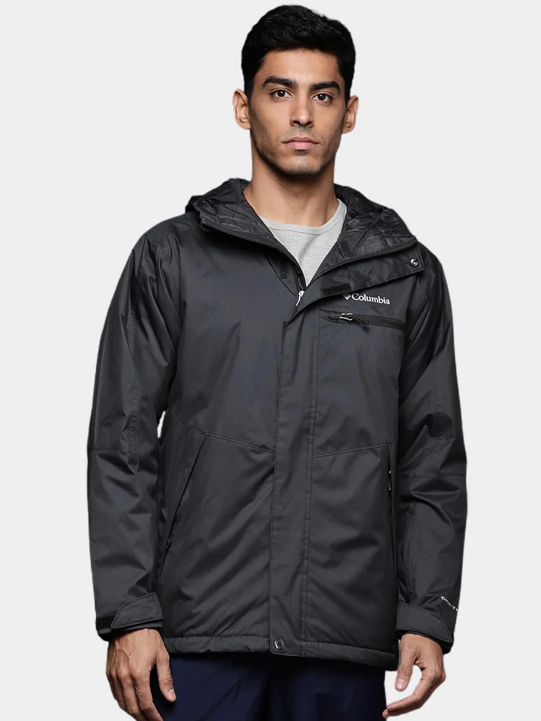 Columbia Men Black Omni-Heat Reflective Valley Point Jacket