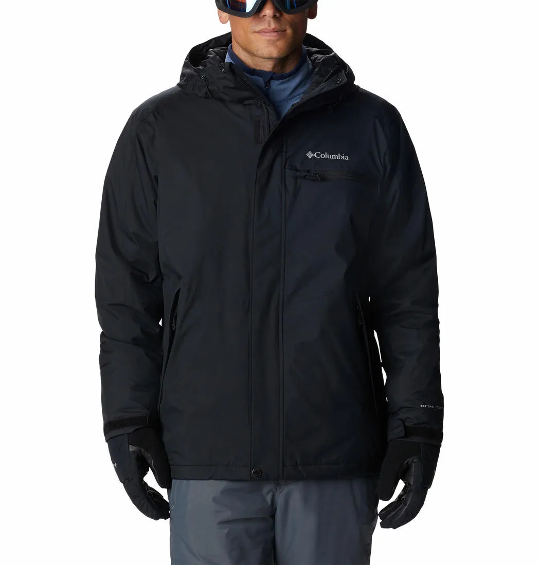 Columbia Men Black Omni-Heat Reflective Valley Point Jacket
