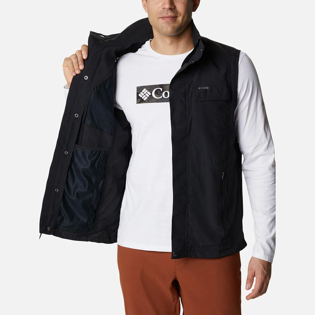 Columbia Men Black Omni-Wick Silver Ridge II Gillet