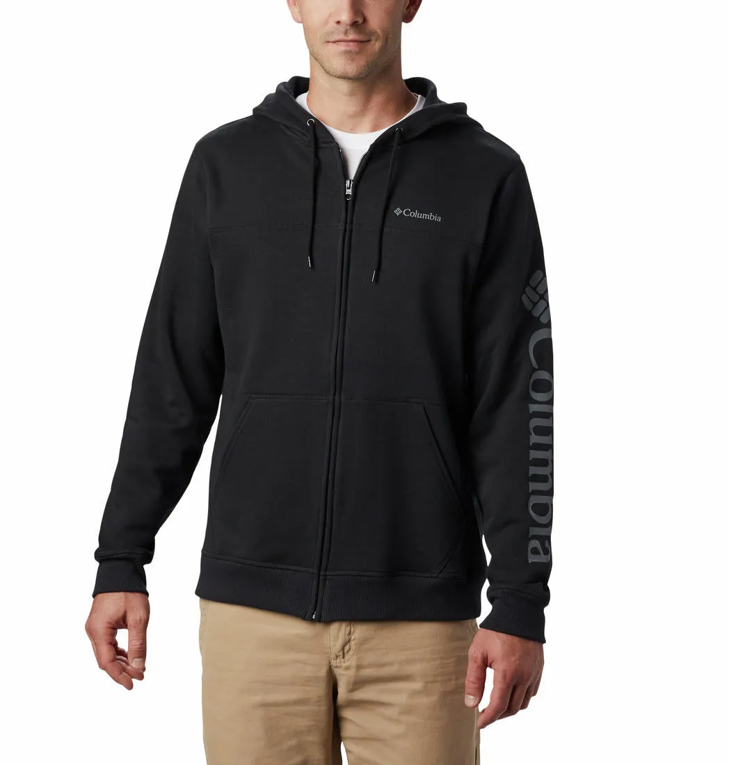 Columbia Men Black Sun Protection M Logo Fleece Jacket
