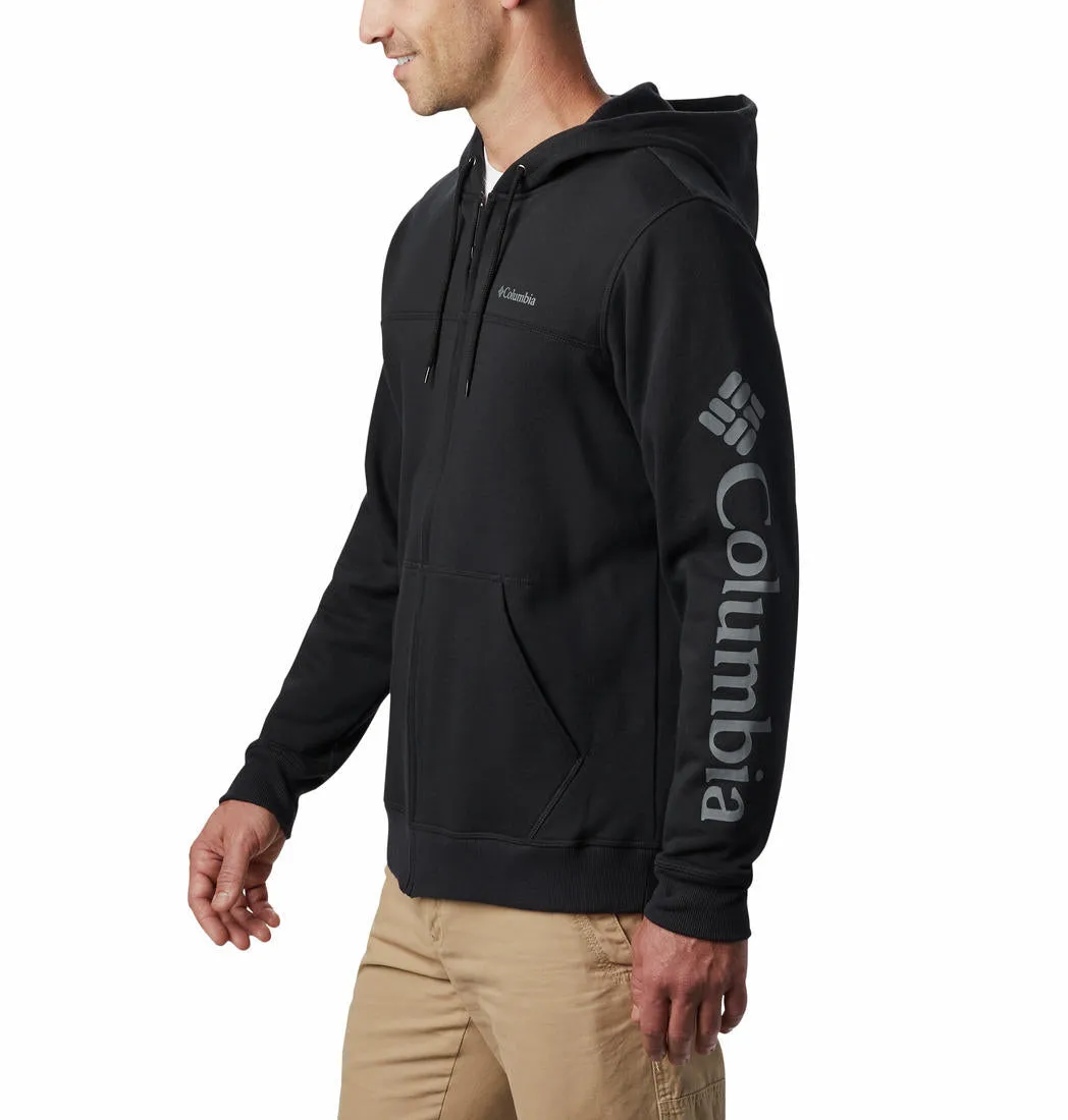 Columbia Men Black Sun Protection M Logo Fleece Jacket