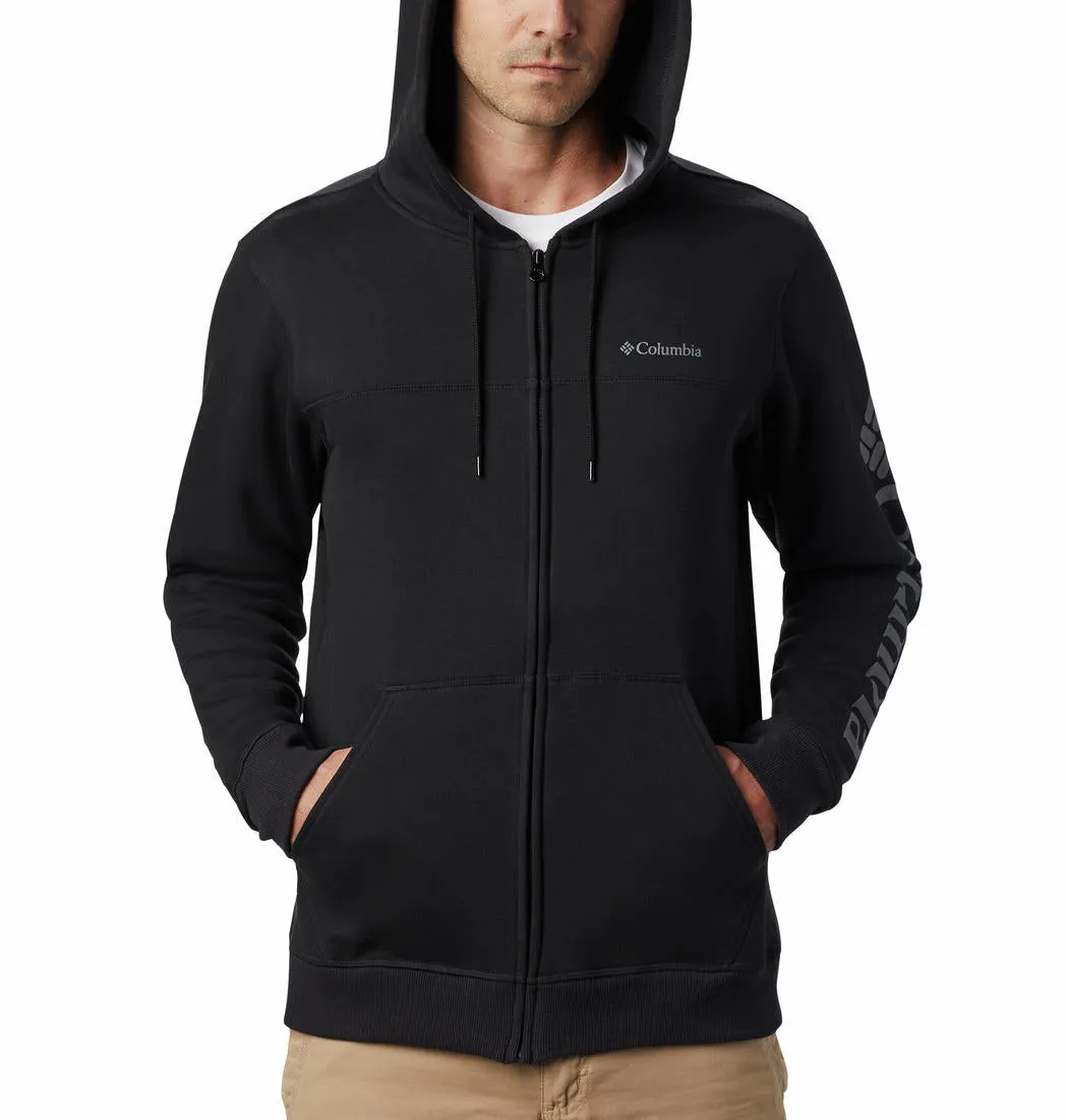Columbia Men Black Sun Protection M Logo Fleece Jacket