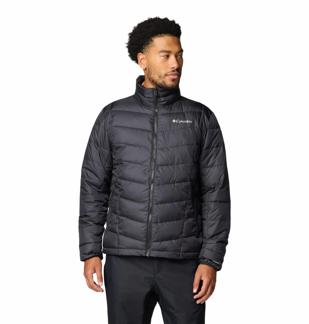 Columbia Men Brown Omni-Heat Reflective Whirlibird V Printed Inetrchangeable Jacket
