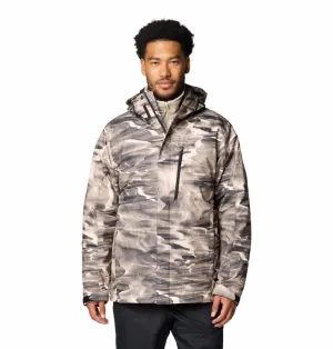 Columbia Men Brown Omni-Heat Reflective Whirlibird V Printed Inetrchangeable Jacket