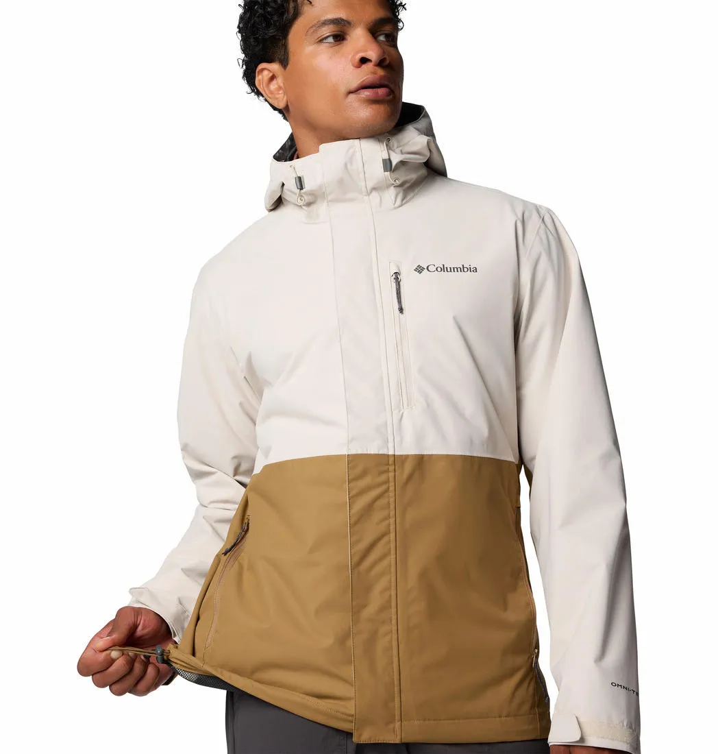 Columbia Men Brown Omni-Tech Hikebound II Waterproof Rain Jacket
