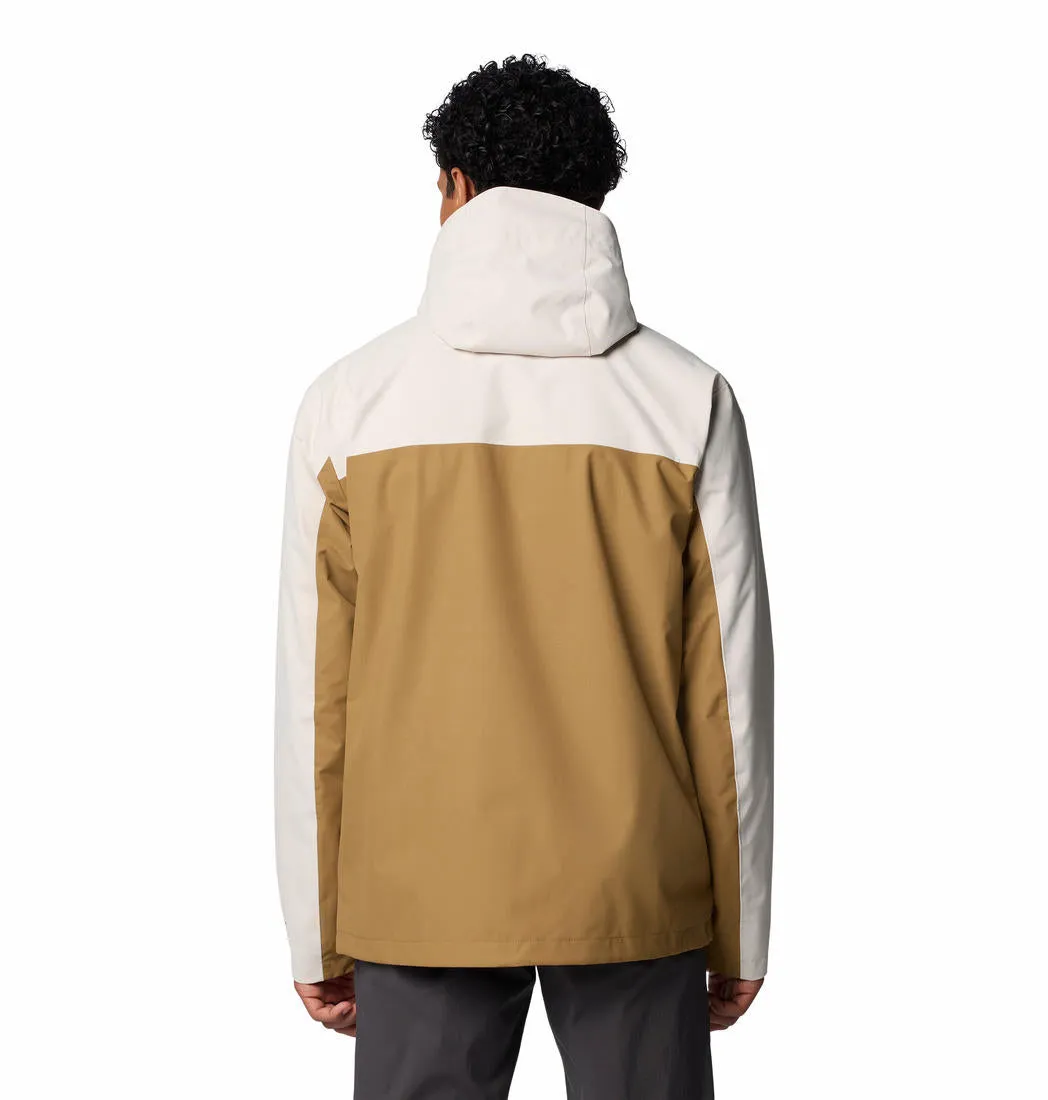 Columbia Men Brown Omni-Tech Hikebound II Waterproof Rain Jacket