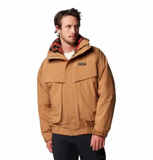 Columbia Men Brown Omni-Tech Powderkeg II Remastered Inetrchangeable Jacket