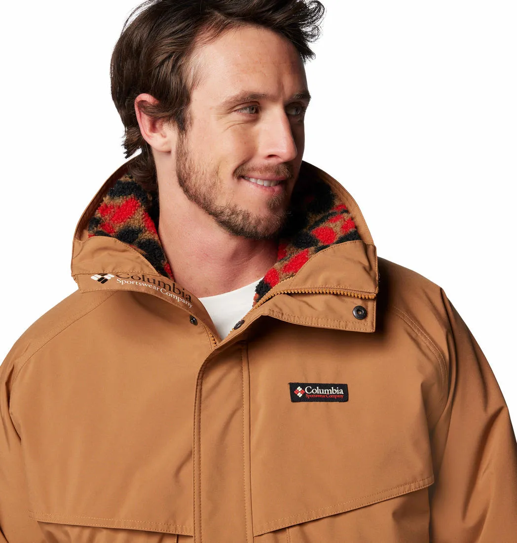 Columbia Men Brown Omni-Tech Powderkeg II Remastered Inetrchangeable Jacket