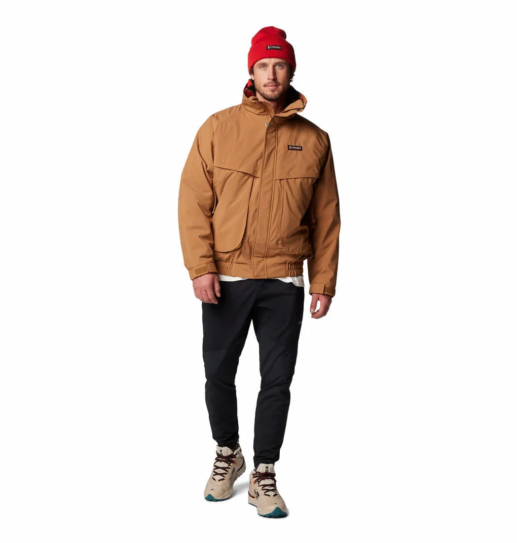 Columbia Men Brown Omni-Tech Powderkeg II Remastered Inetrchangeable Jacket