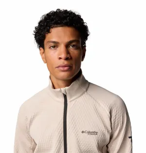 Columbia Men Brown Omni-Wick Crystal LeafHelix Fleece Jacket