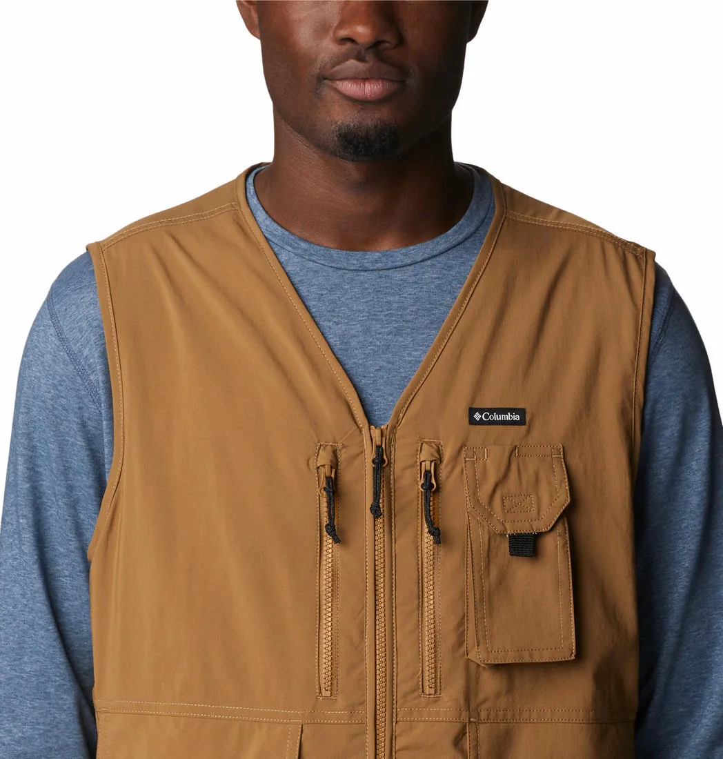 Columbia Men Brown Omni-Wick Silver Ridge Utility Gillet