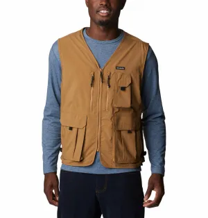 Columbia Men Brown Omni-Wick Silver Ridge Utility Gillet