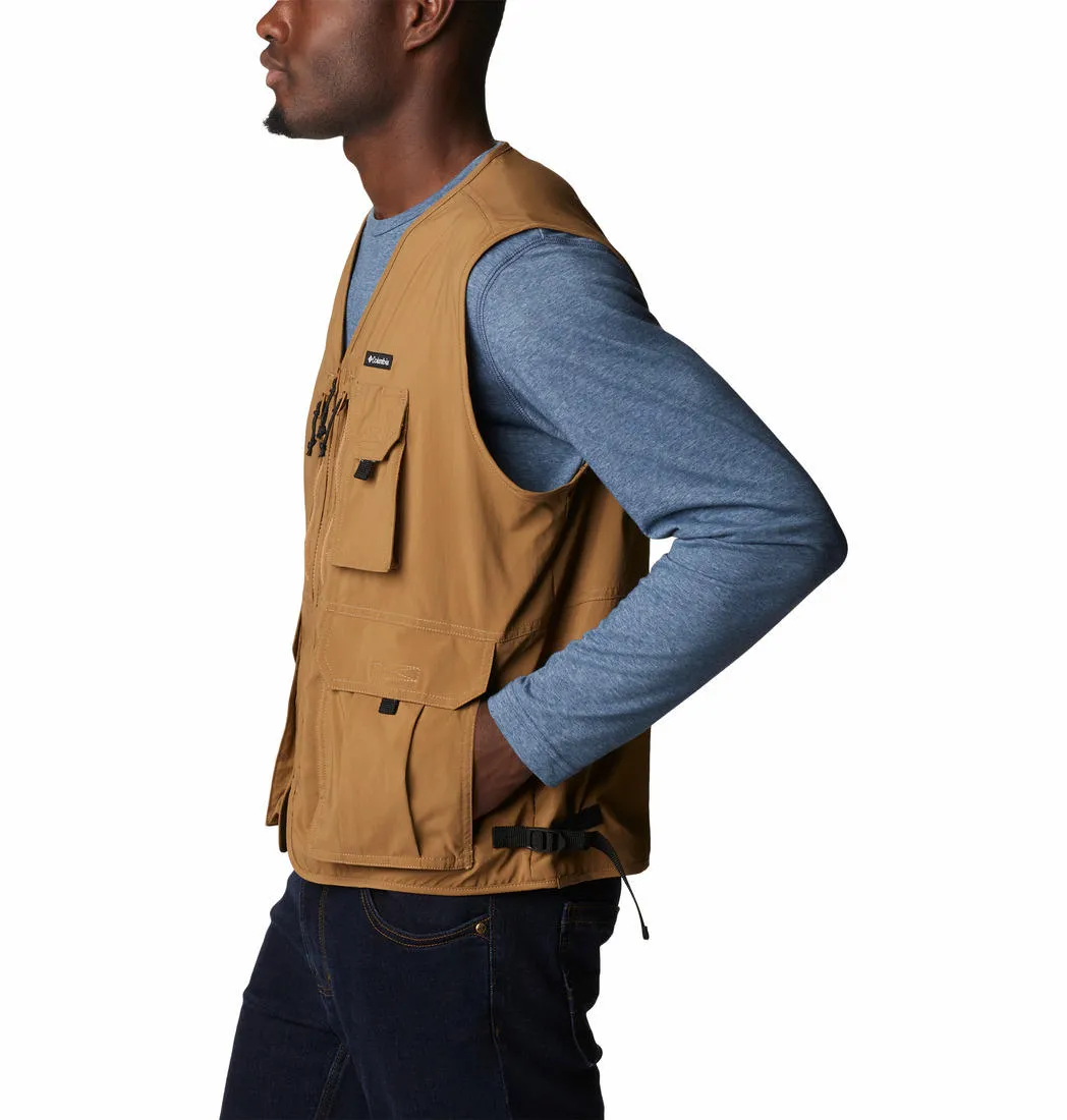 Columbia Men Brown Omni-Wick Silver Ridge Utility Gillet