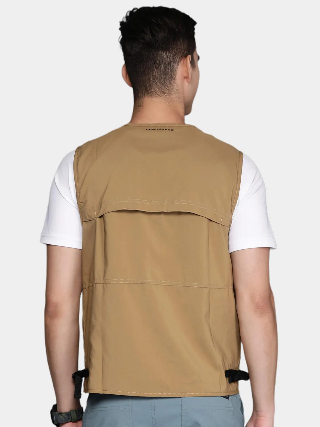 Columbia Men Brown Omni-Wick Silver Ridge Utility Gillet
