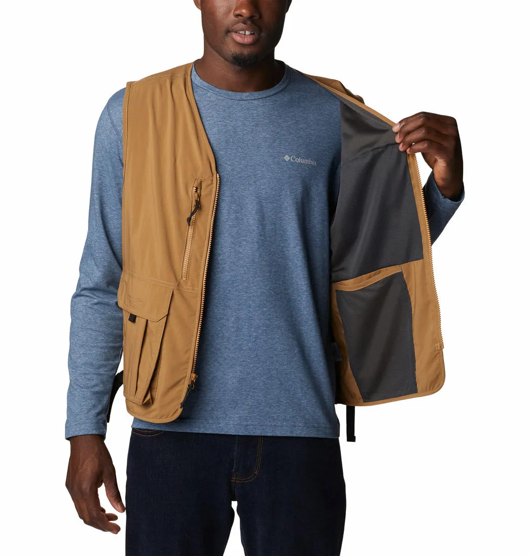 Columbia Men Brown Omni-Wick Silver Ridge Utility Gillet