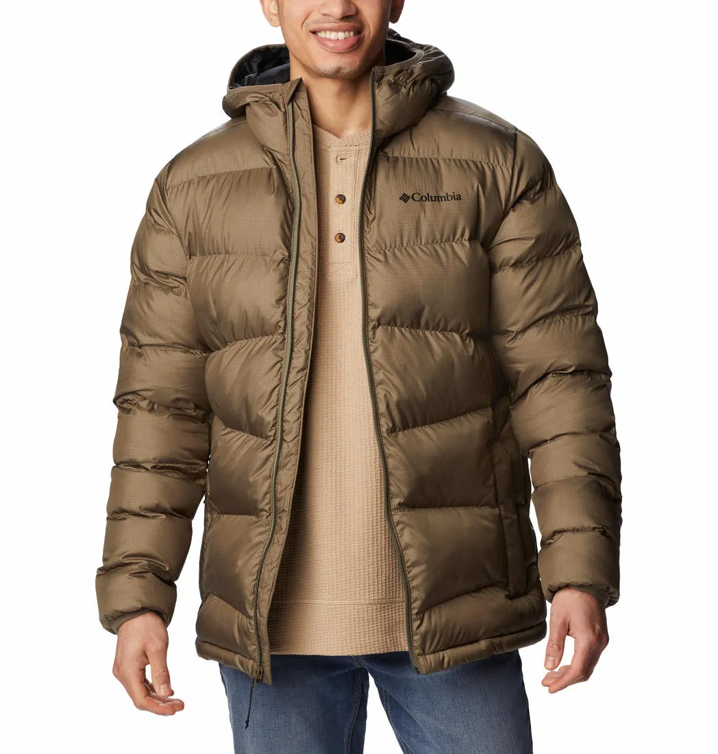 Columbia Men Green Omni-Heat Reflective Fivemile Butte Hooded Jacket