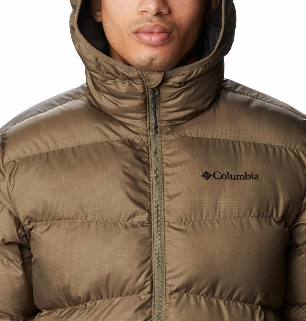 Columbia Men Green Omni-Heat Reflective Fivemile Butte Hooded Jacket