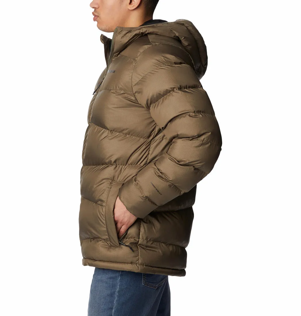 Columbia Men Green Omni-Heat Reflective Fivemile Butte Hooded Jacket