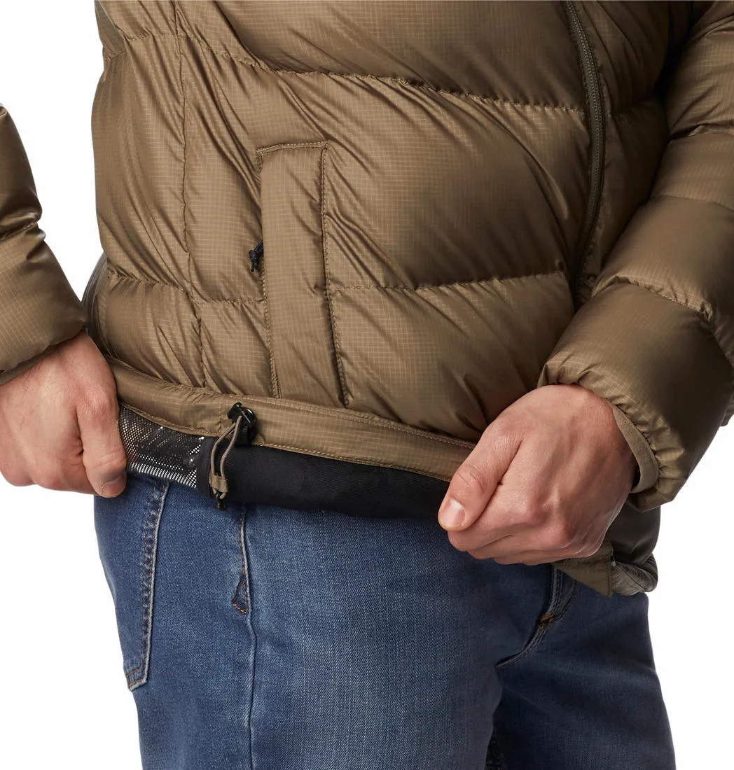 Columbia Men Green Omni-Heat Reflective Fivemile Butte Hooded Jacket