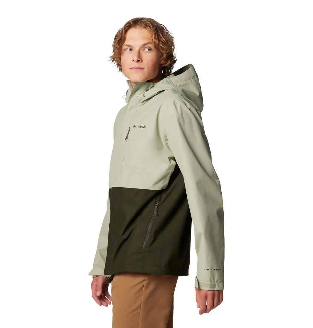Columbia Men Green Omni-Tech Hikebound II Waterproof Rain Jacket