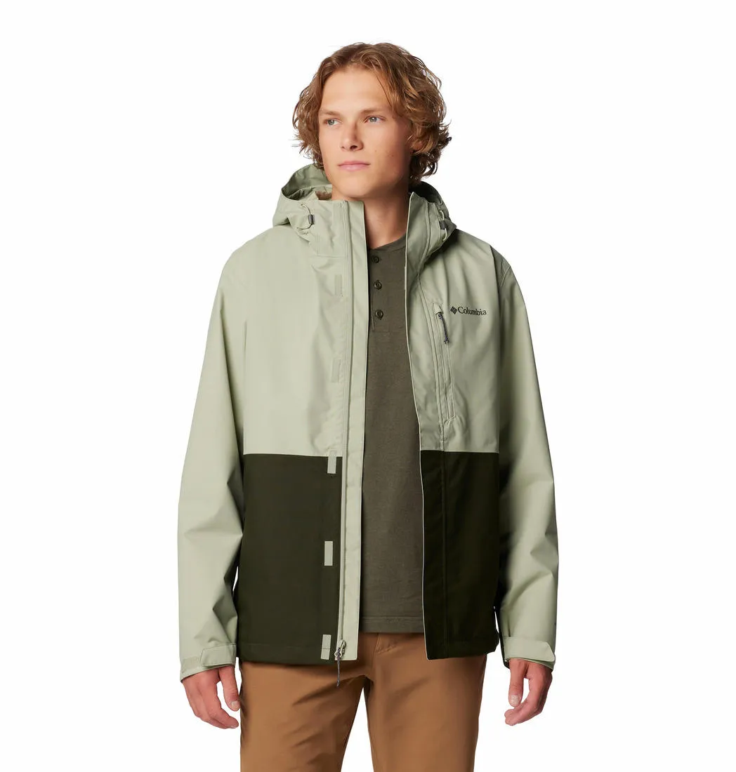 Columbia Men Green Omni-Tech Hikebound II Waterproof Rain Jacket