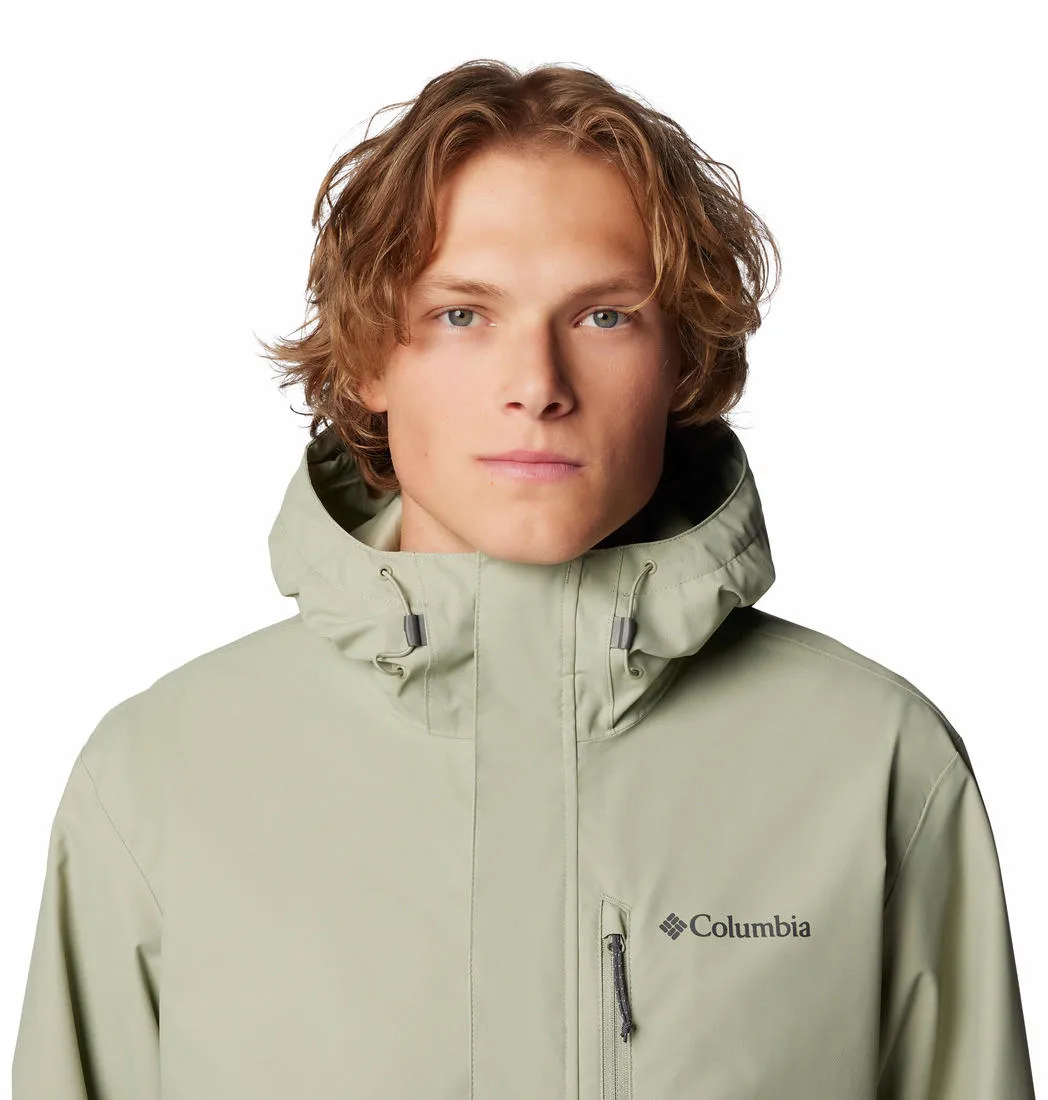 Columbia Men Green Omni-Tech Hikebound II Waterproof Rain Jacket