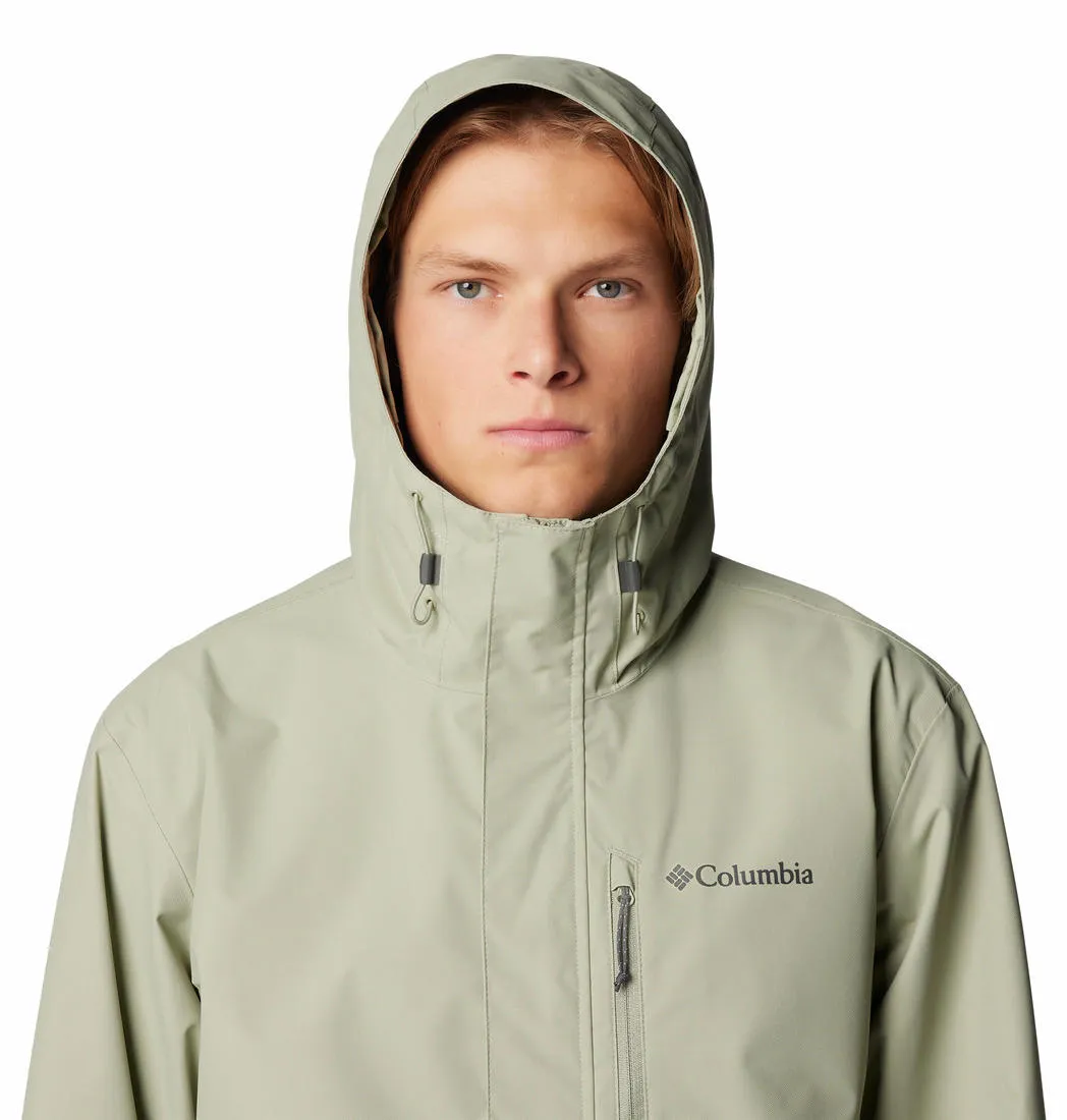 Columbia Men Green Omni-Tech Hikebound II Waterproof Rain Jacket