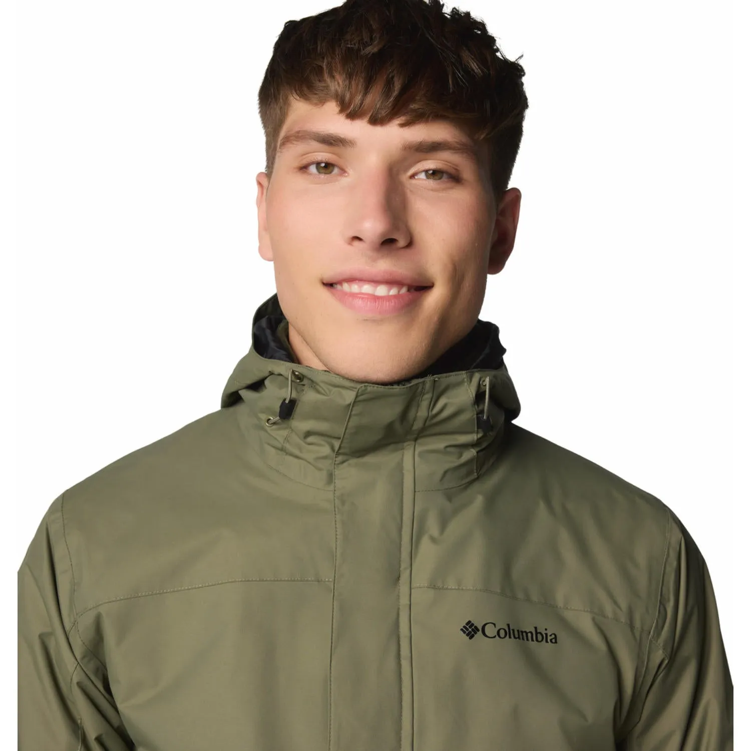Columbia Men Green Omni-Tech Tunnel Falls II Inetrchangeable Jacket