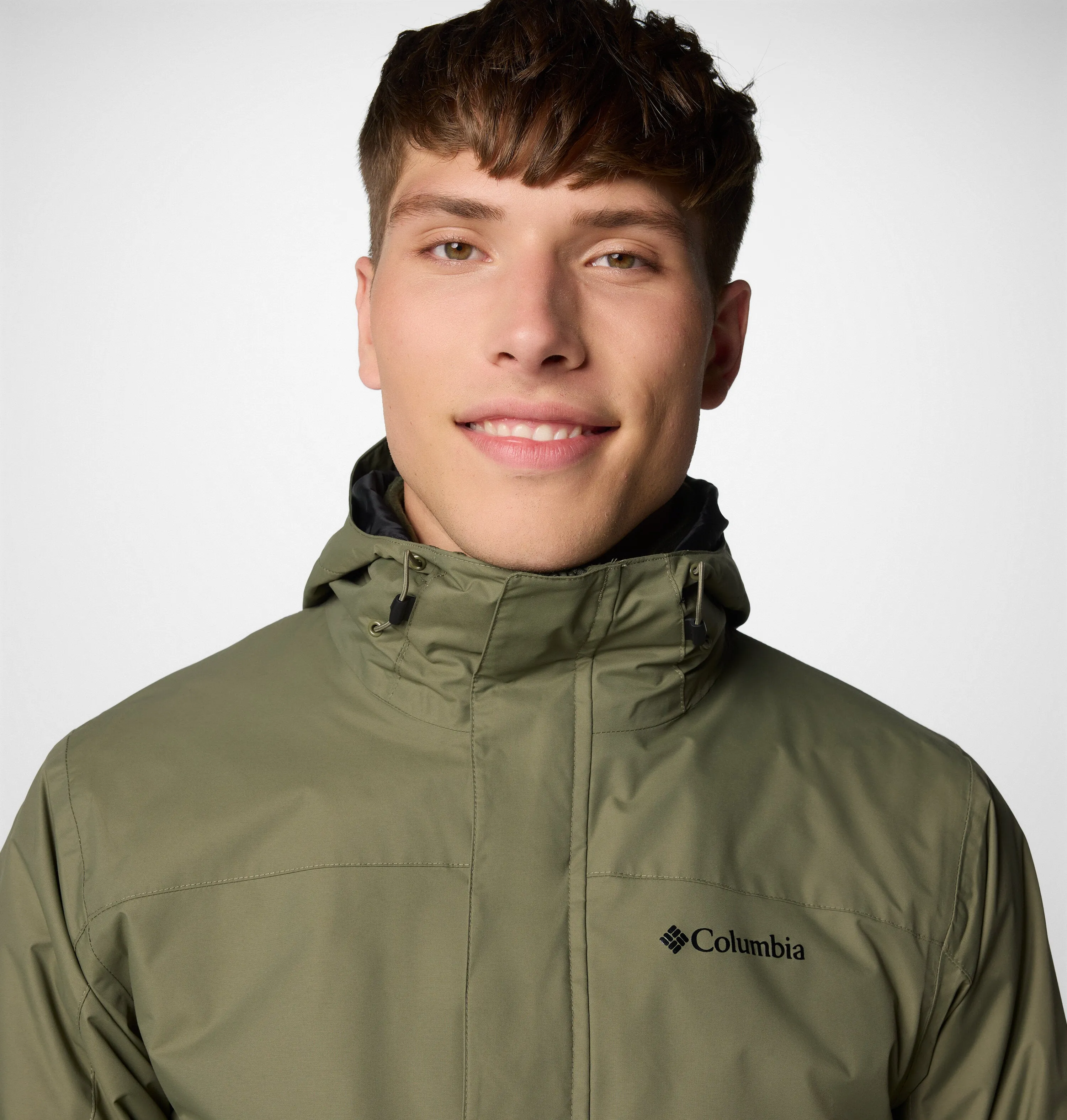 Columbia Men Green Omni-Tech Tunnel Falls II Inetrchangeable Jacket