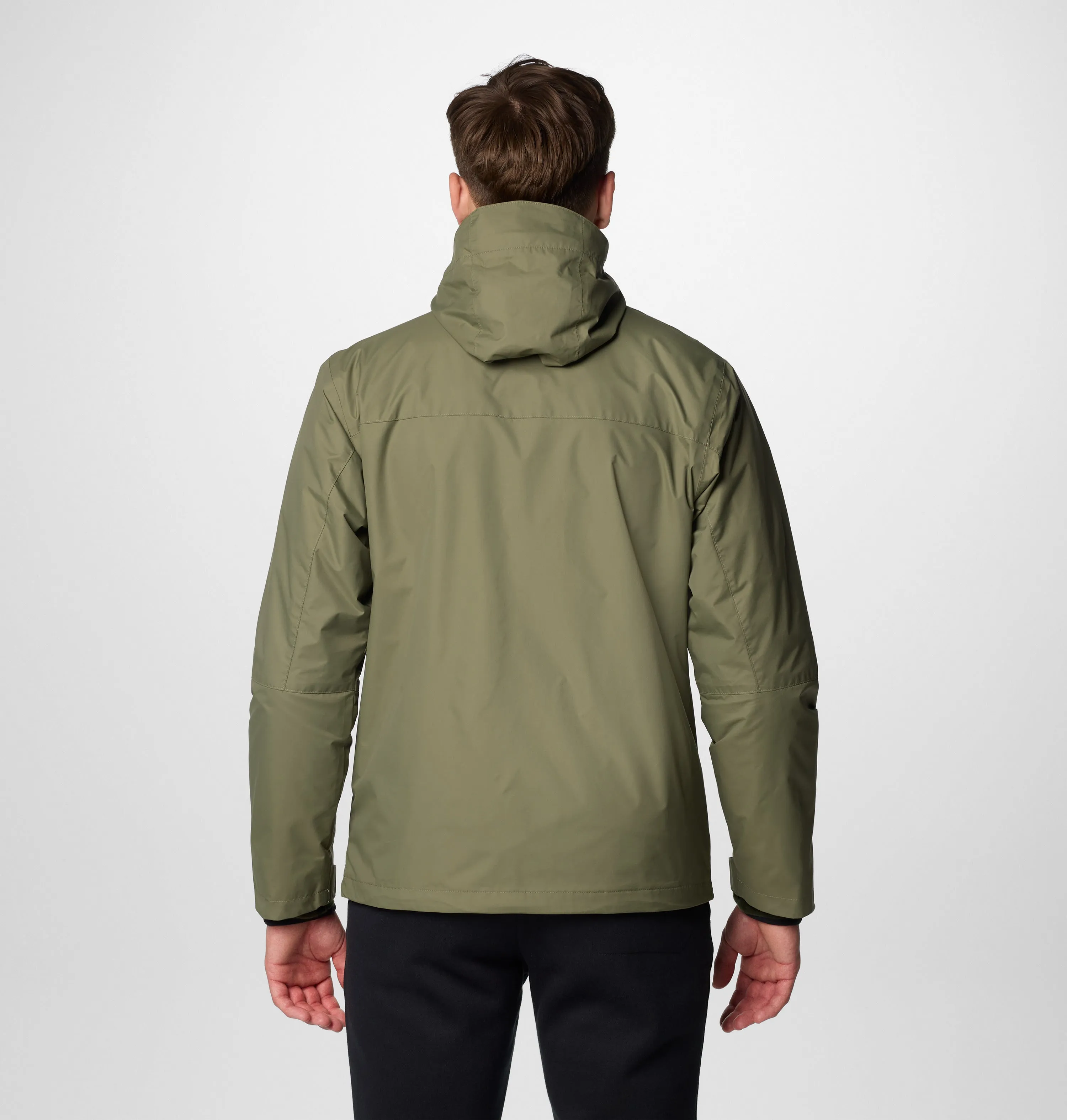 Columbia Men Green Omni-Tech Tunnel Falls II Inetrchangeable Jacket