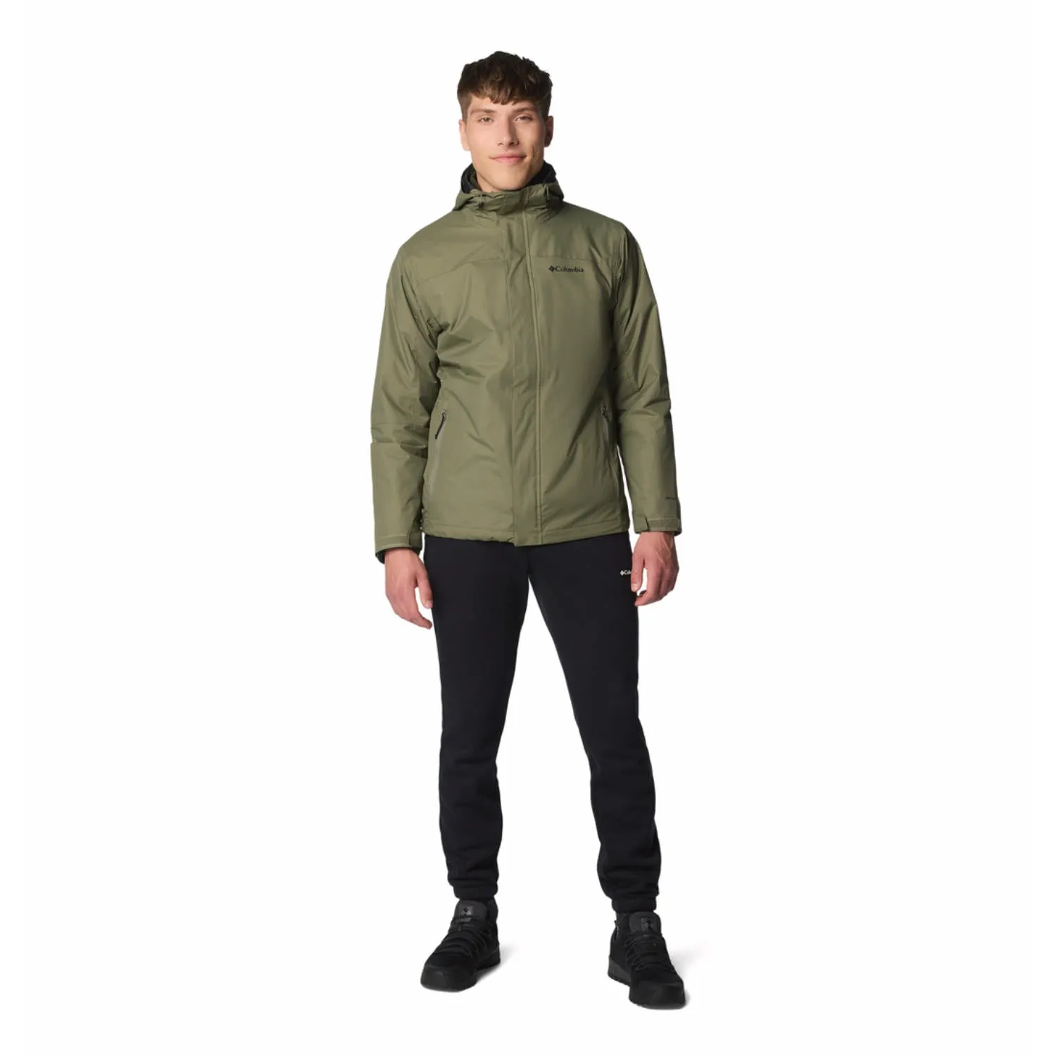 Columbia Men Green Omni-Tech Tunnel Falls II Inetrchangeable Jacket