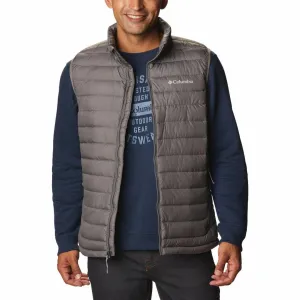 Columbia Men Grey Omni-Heat Reflective Powder Lite Vest