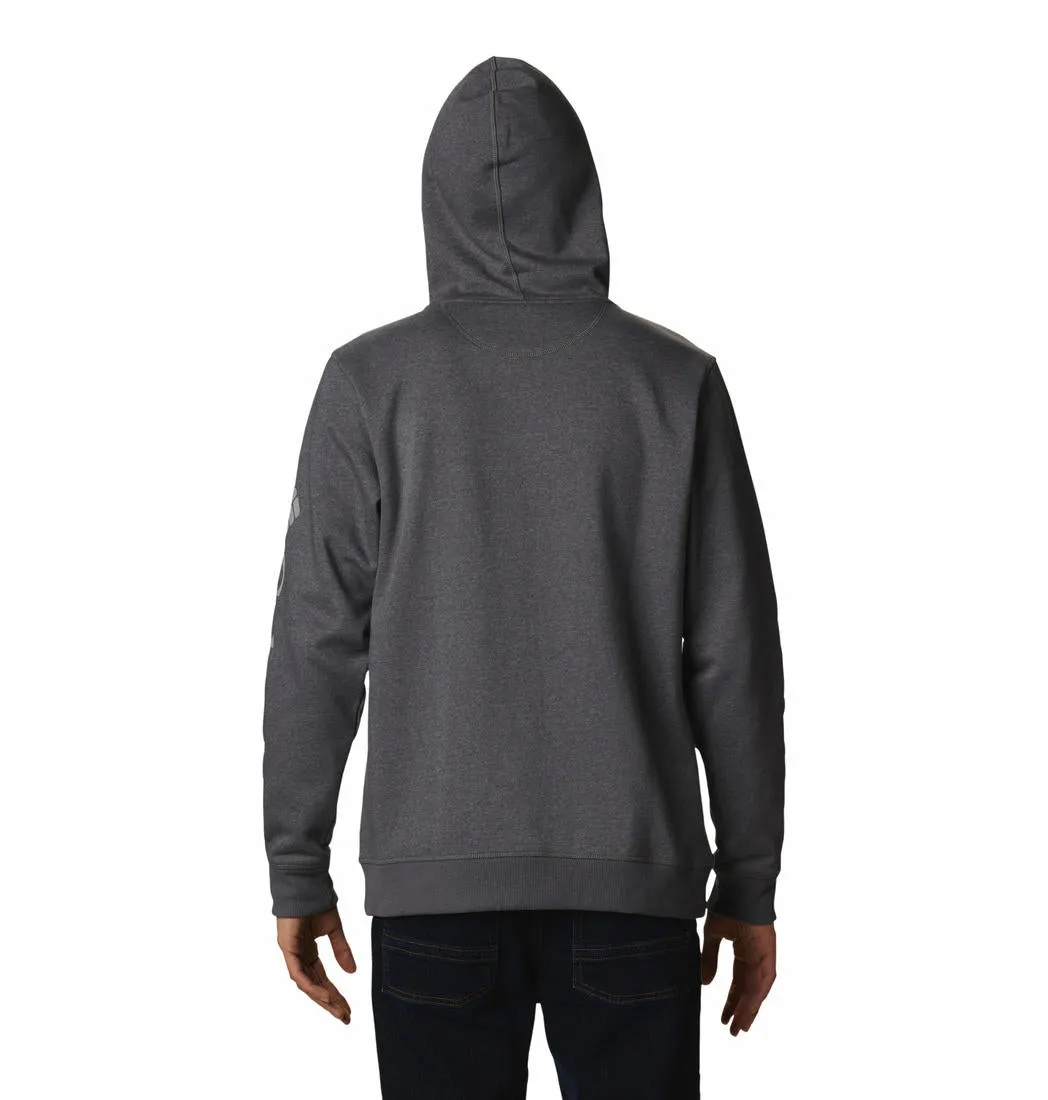 Columbia Men Grey Sun Protection M Logo Fleece Jacket